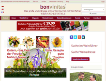 Tablet Screenshot of bonvinitas.com